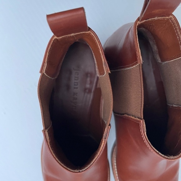 Jenni Kayne Saddle Leather Chelsea Boots Size 5.5 - Picture 12 of 13